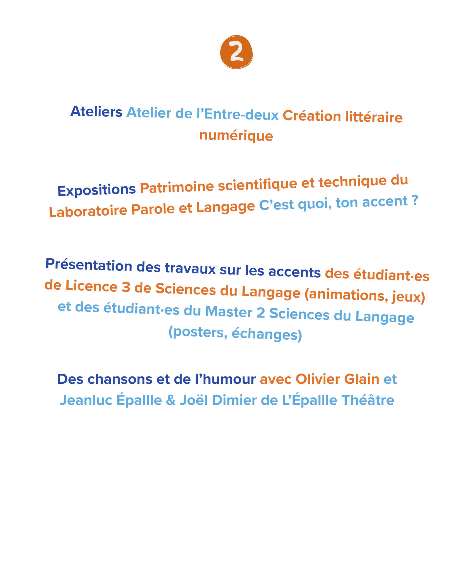 FESTIVAL DES ACCENTS