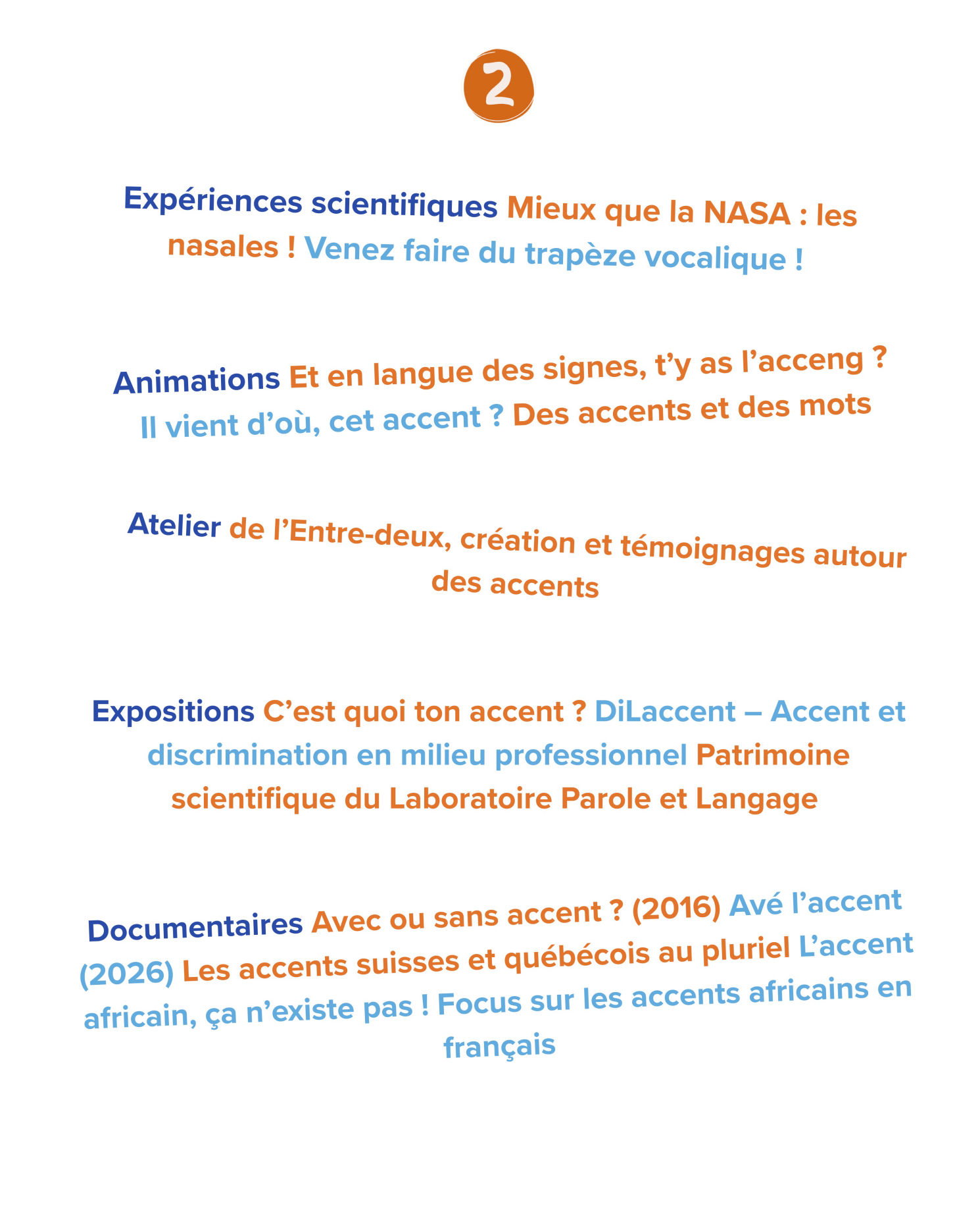 FESTIVAL DES ACCENTS