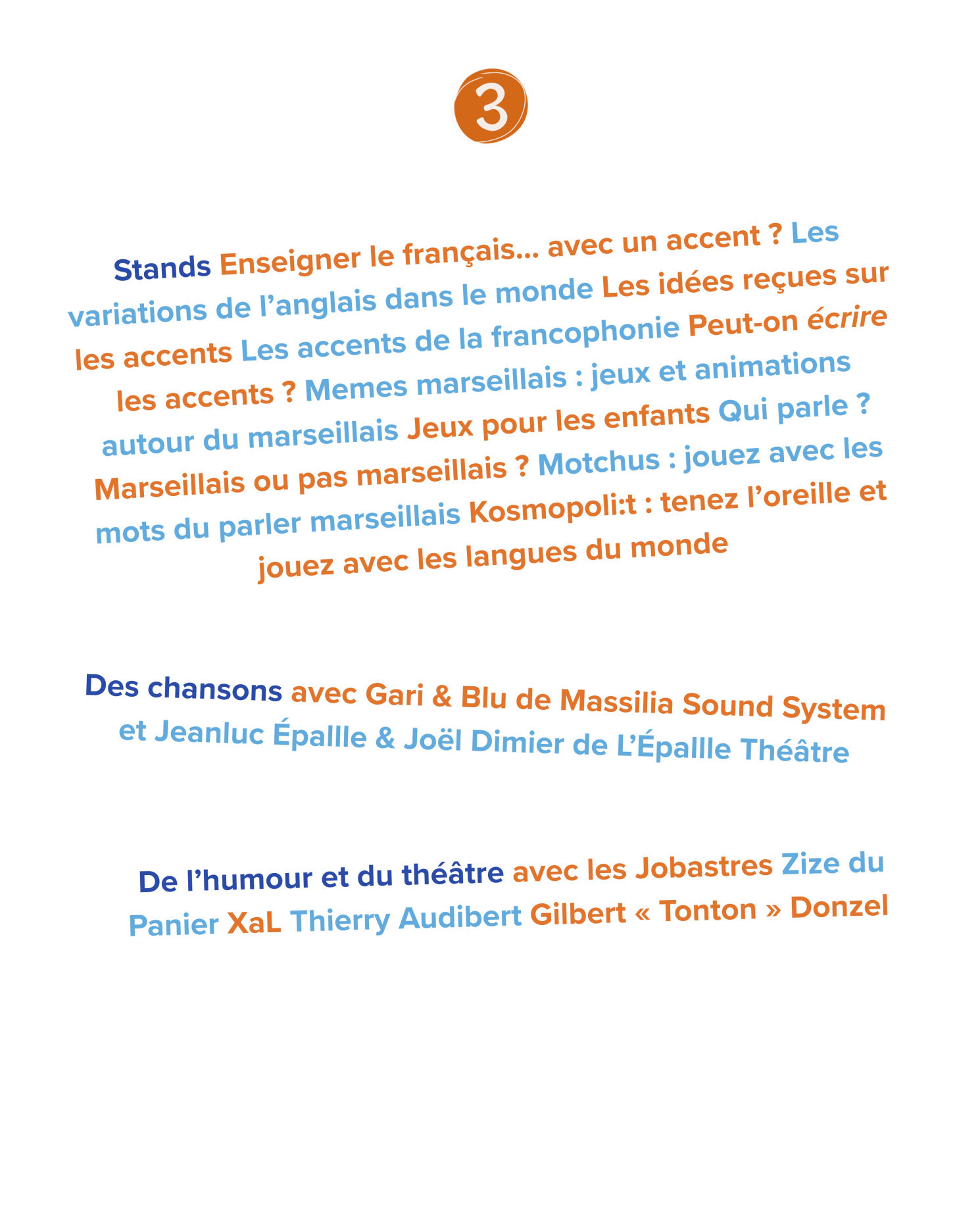 FESTIVAL DES ACCENTS